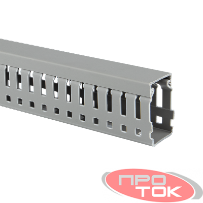 Кабель-канал перфорированный 60х25 L2000 пластик PROxima EKF kk60-25