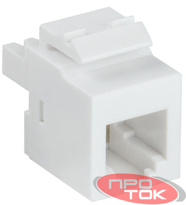Модуль Keystone Jack кат. 3 RJ12 UTP 110 IDC 180град. ITK CS1-3C03U-12