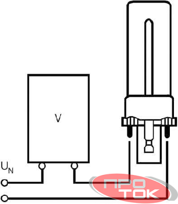Лампа люминесцентная компакт. DULUX D 18W/840 G24d-2 OSRAM 4050300012056