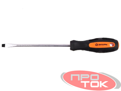 Отвертка шлицевая SL3 100мм Вихрь 73/6/2/7