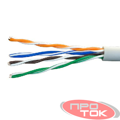 Кабель UTP 4х2х0.51 кат. 5е Cu LSZH нг(А)-HF In. 305м (м) SUPRLAN Premium 01-0307-1