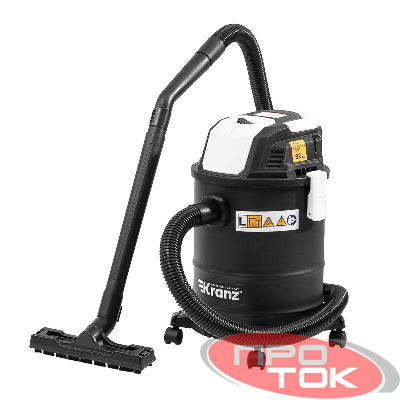 Пылесос строительный KR15 1200Вт 15л 4м Kranz KR-16-1115