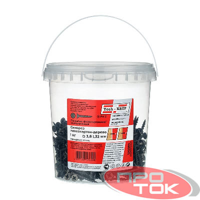 Саморез ШСГД 3.8х32 (уп.1кг) Tech-KREP 125584